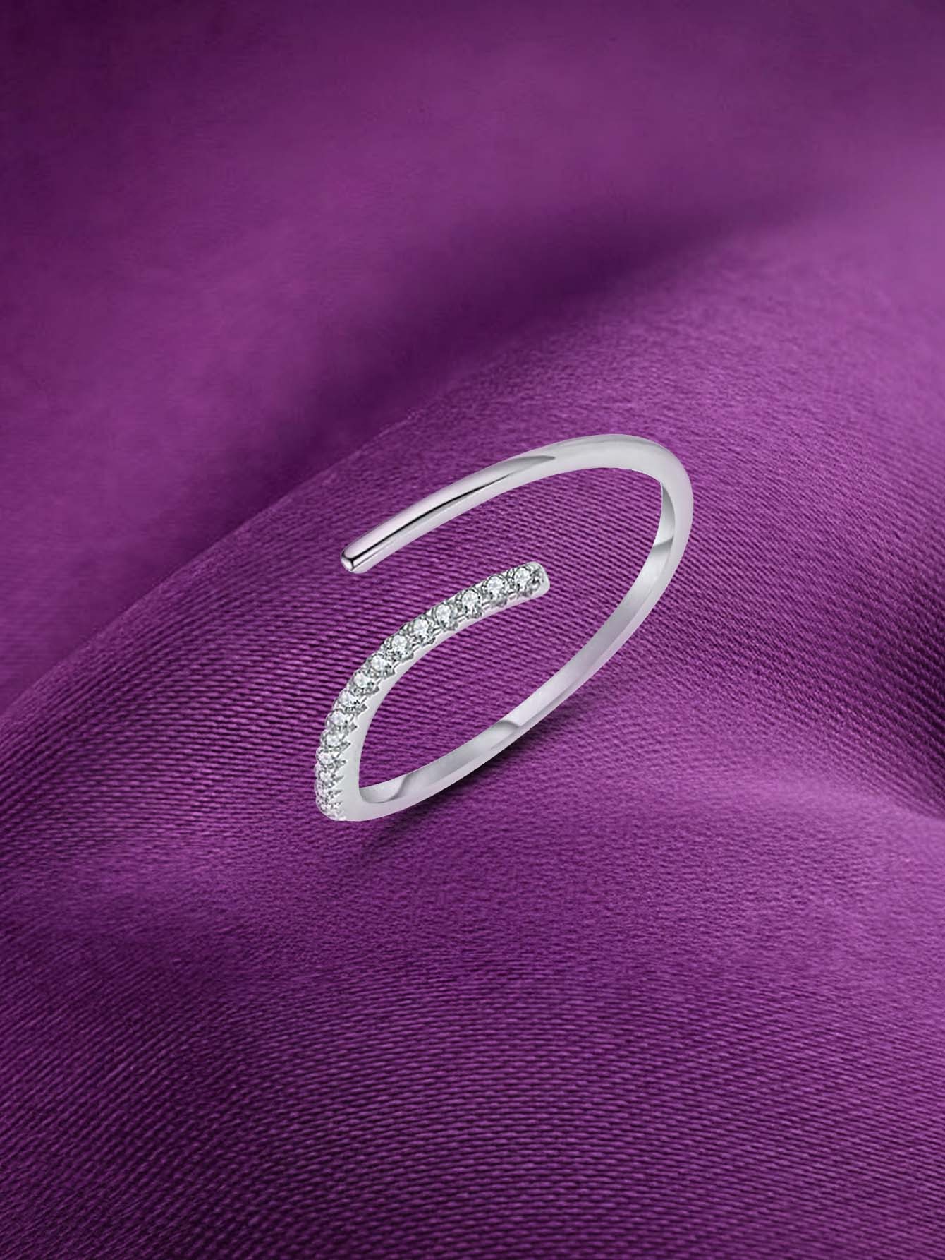 اكسسوارات فضة أنيقة MIOR, Elegant silver accessories MIOR, خاتم مفتوح, Open Ring