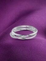 اكسسوارات فضة أنيقة MIOR, Elegant silver accessories MIOR, خاتم فضة ثلاثي الحلقات, Silver Triple Band Ring