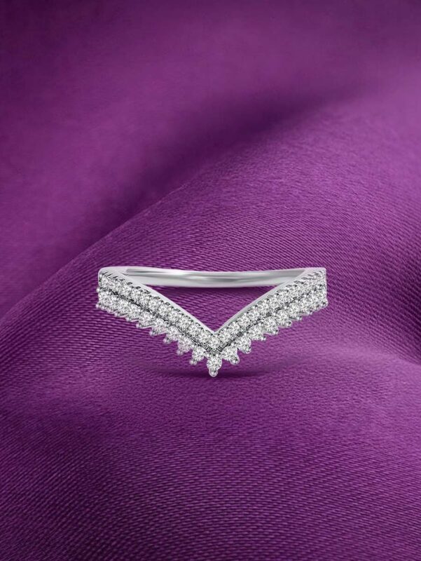 اكسسوارات فضة أنيقة MIOR, Elegant silver accessories MIOR, خاتم بتصميم قلب, Heart Design Ring