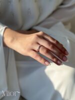 اكسسوارات فضة أنيقة MIOR, Elegant silver accessories MIOR, خاتم نصف أبدي فضة, Silver Half Eternity Ring