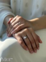 Oval Pearl Silver Ring - Image 2