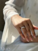 اكسسوارات فضة أنيقة MIOR, Elegant silver accessories MIOR, خاتم فضة, Silver Half Eternity Ring