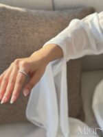 اكسسوارات فضة أنيقة MIOR, Elegant silver accessories MIOR, خاتم فضة, Silver Half Eternity Ring